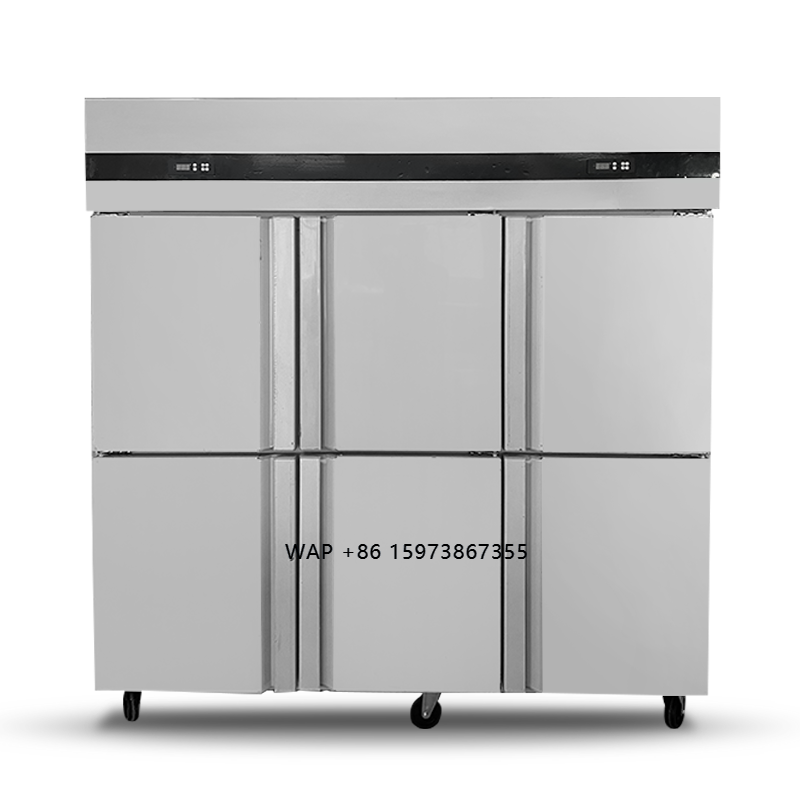 Commercial Kitchen Equipment - Großhandel Hochwertiger Freistehender 6-Türiger Kühlschrank mit