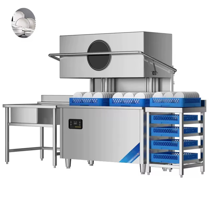 Commercial Kitchen Hood - Maßgefertigte Schnellzyklus-Gewerbliche Haubenspülmaschine, Industrielle Automatische Geschirrspülmaschine