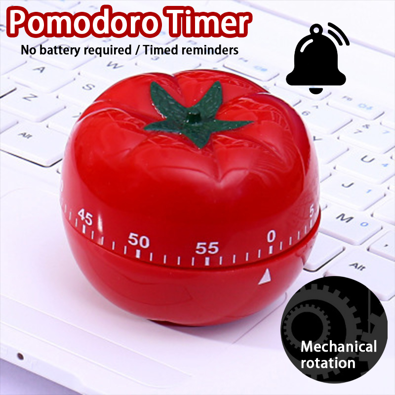 Commercial Kitchen Timer - Küchen-Tomaten-Timer, mechanischer Countdown-Wecker, elektronische Erinnerung, Zeitmessgerät