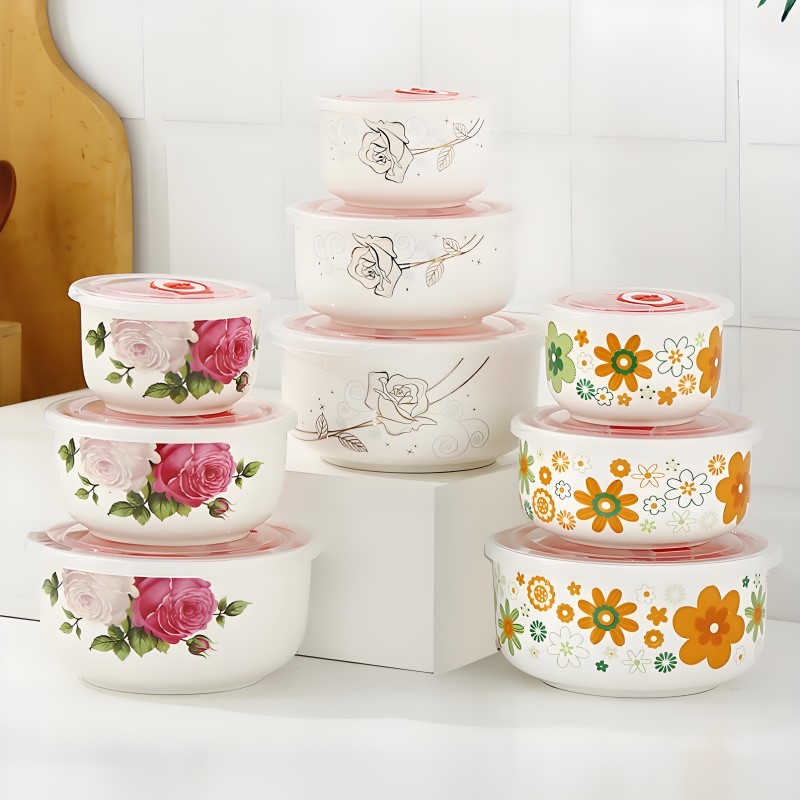 Food Warmer Display - Drei-stück set, fine bone china mittagessen