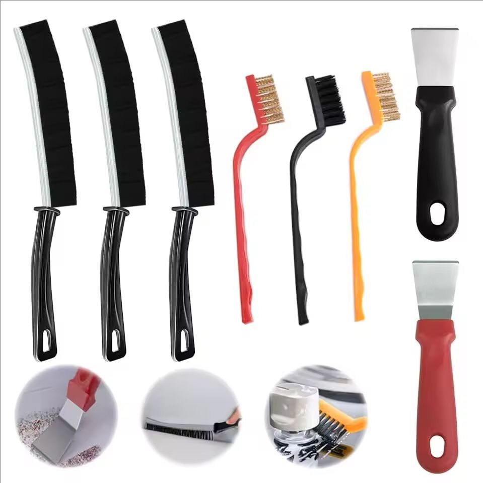 Commercial Kitchen Vent Hood - Reinigungsset mit Mehrzweckbürste und Schaber für
