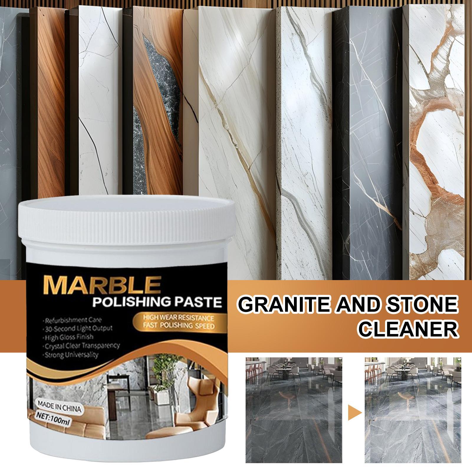 Kitchen Cleaner Commercial - Marmor-Nagellackpaste, 100 ml, Duschfliesen, Marmor-Steinreiniger, Steinfleckenentferner