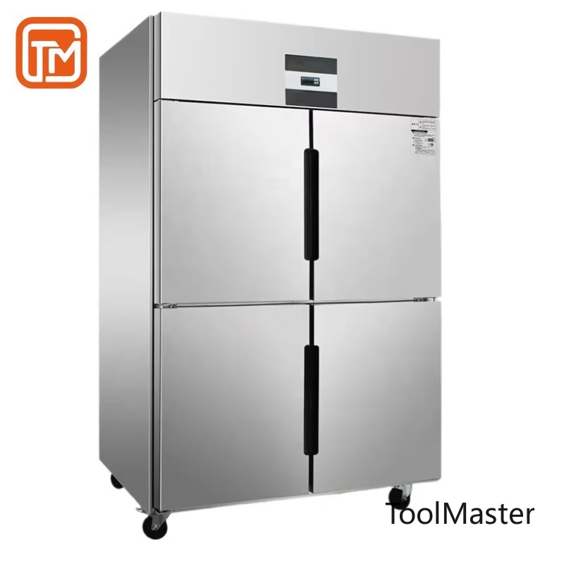 Commercial Kitchen Units For Sale - 【Bestseller】1000L Gewerblicher Kühlschrank-Gefrierschrank - 4-Türiger Edelstahl