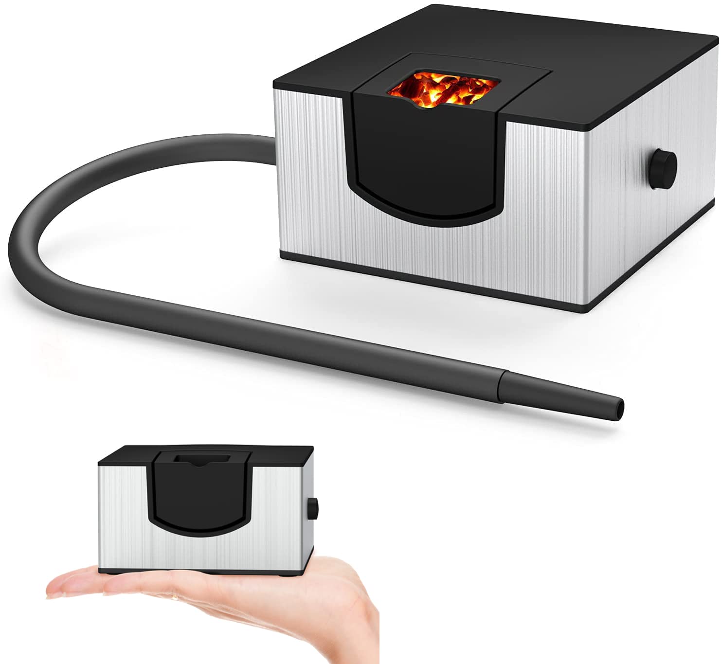 Commercial Kitchen Timer - Tragbarer Cocktail-Räuchergerät, Kaltraucherpistole, Whisky-Rauch-Ei, Generator für