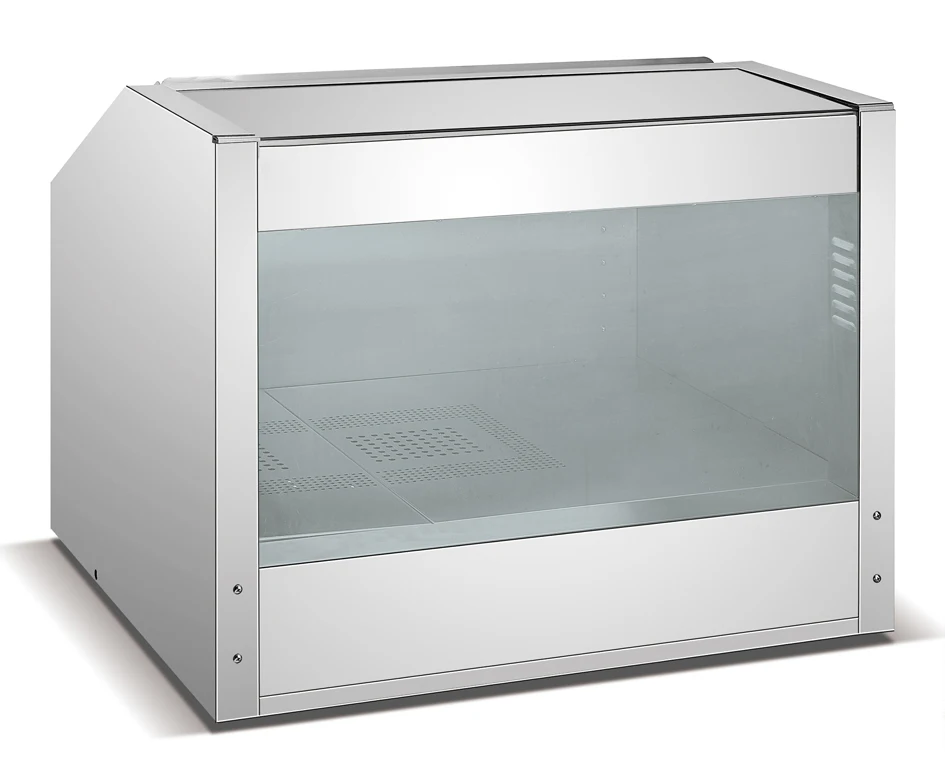 Food Warmer Display - Kommerzieller Popcorn-Isolierungsschrank aus Edelstahl, Snack-Warmhalteschrank, Popcorn-Wärmevitrine