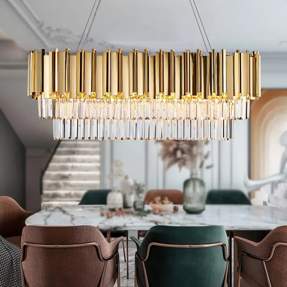 Luxuriöser Goldener K9 Kristal – Commercial Kitchen Island Bewertung und Preis