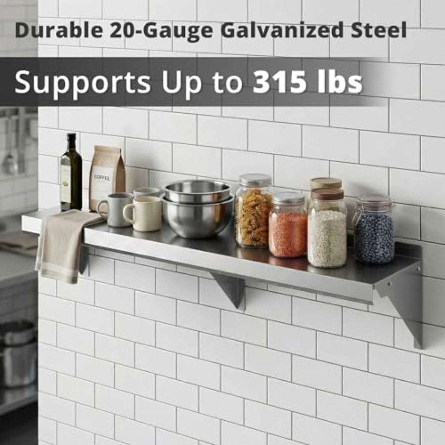 Wandregal für Großküchen: verz – Commercial Kitchen Backsplash Bewertung und Preis