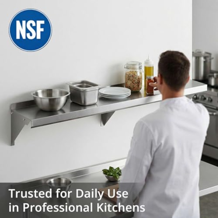 Wandregal für Großküchen: verz – Commercial Kitchen Backsplash Bewertung und Preis