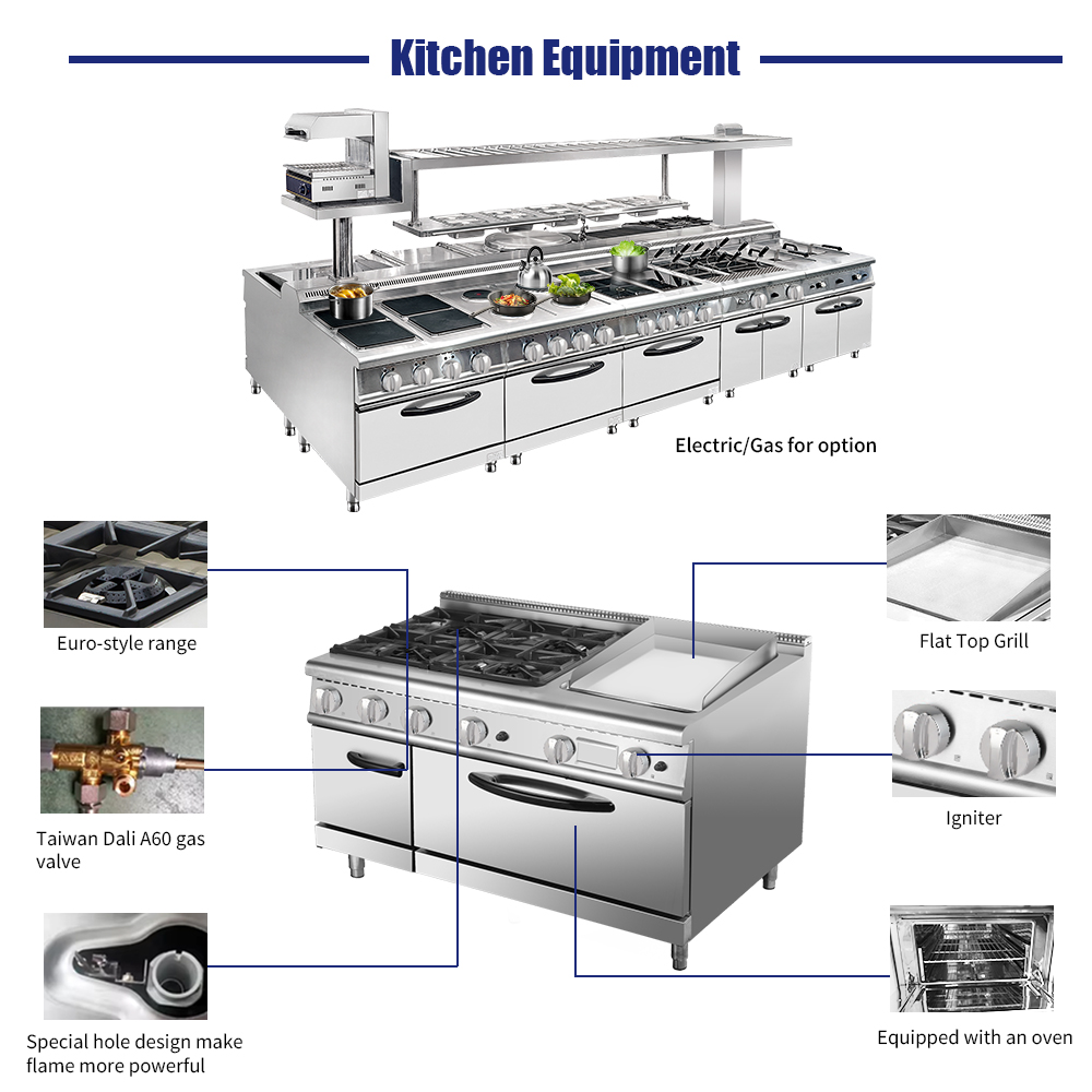 Premium-Hotel-Restaurant-Küche – Commercial Kitchen Equipment Bewertung und Preis