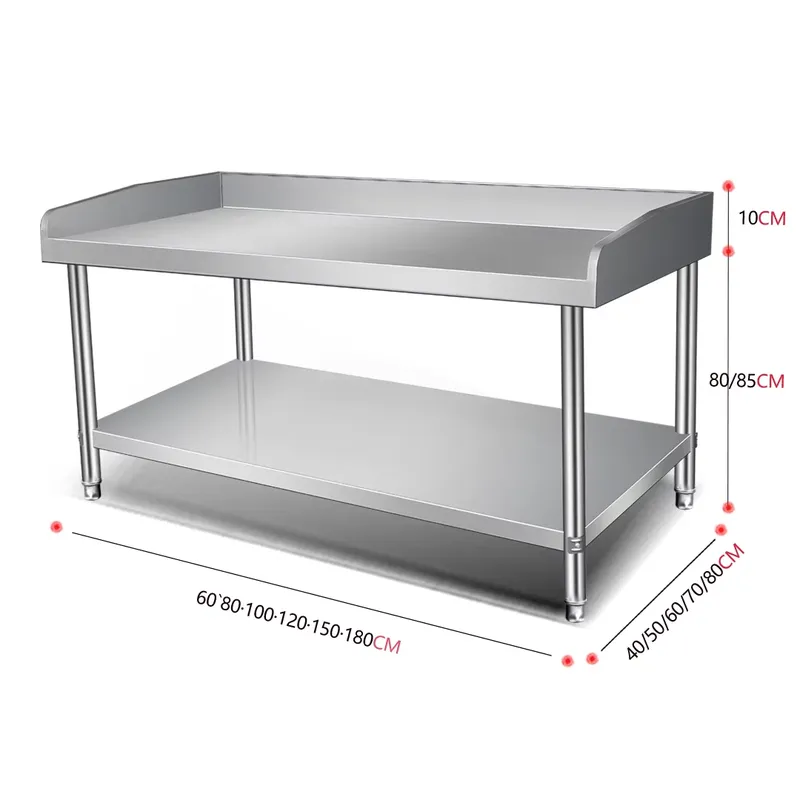 Kommerzielle Edelstahl-Arbeits – Commercial Kitchen Backsplash Bewertung und Preis