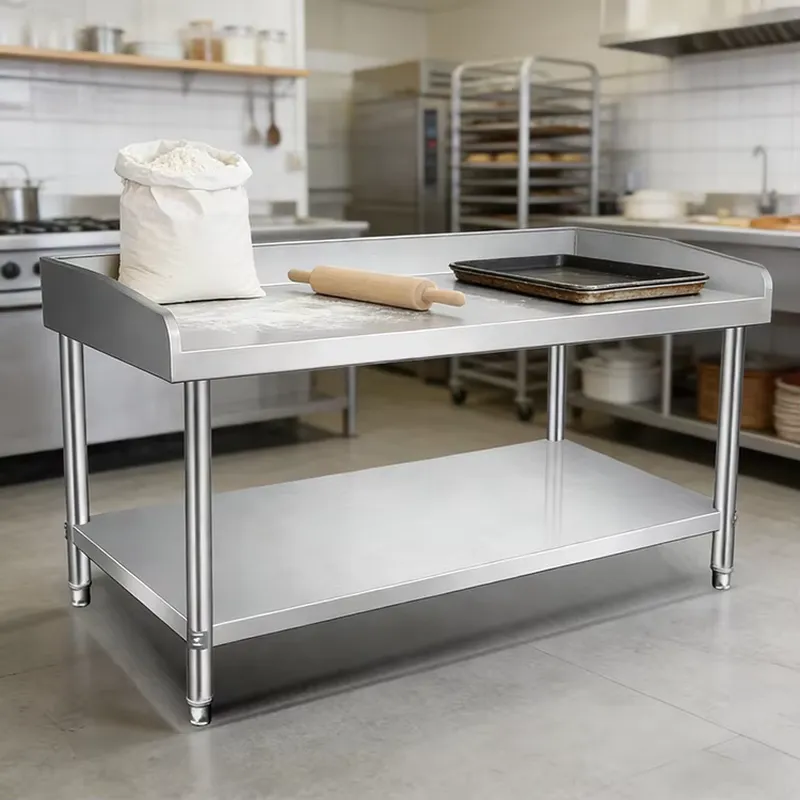 Kommerzielle Edelstahl-Arbeits – Commercial Kitchen Backsplash Bewertung und Preis