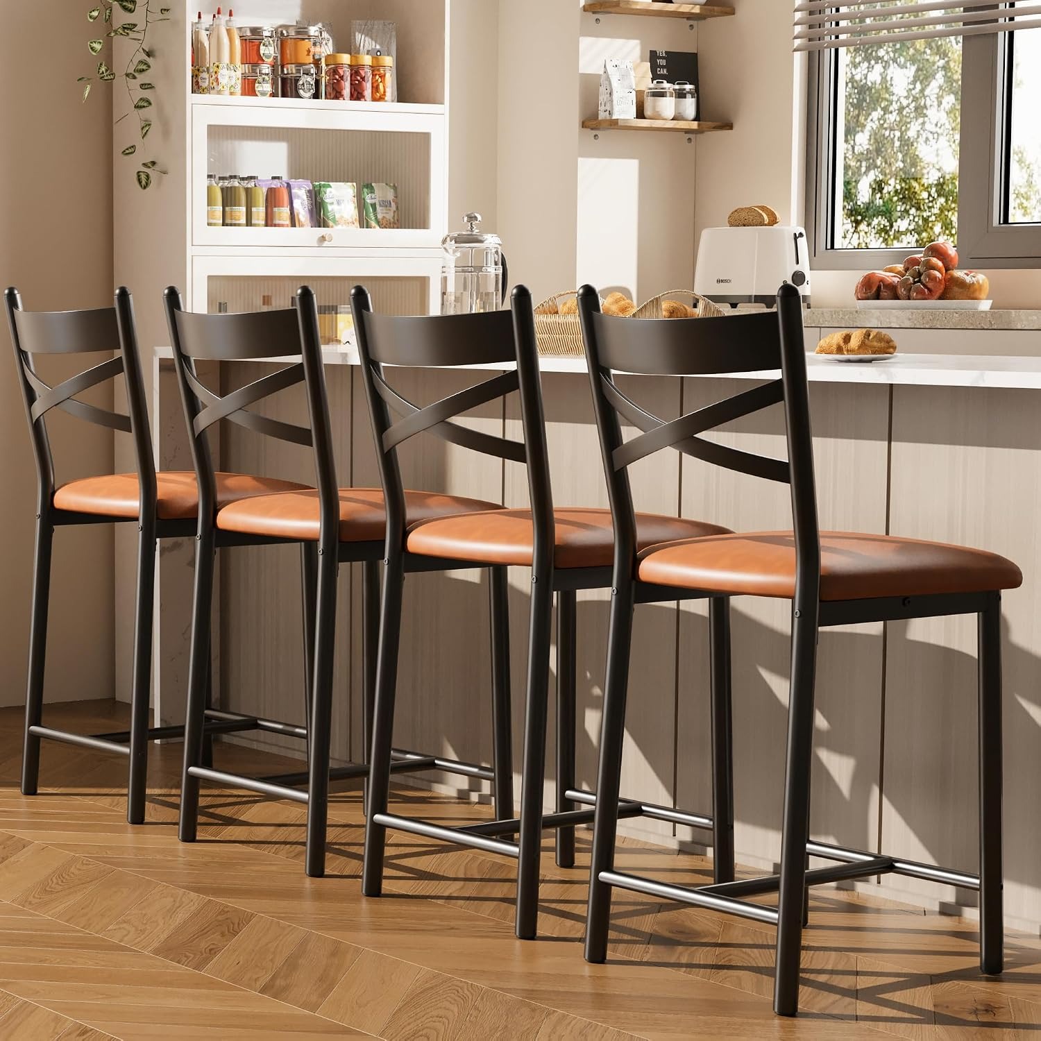 4 Stück, 26 Zoll hohe Barhocke – Commercial Kitchen Island Bewertung und Preis