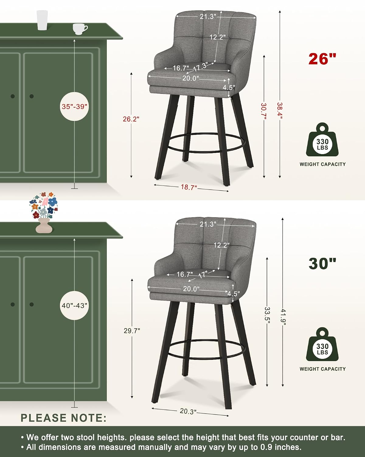 Drehbarer Barhocker mit Rücken – Commercial Kitchen Island Bewertung und Preis