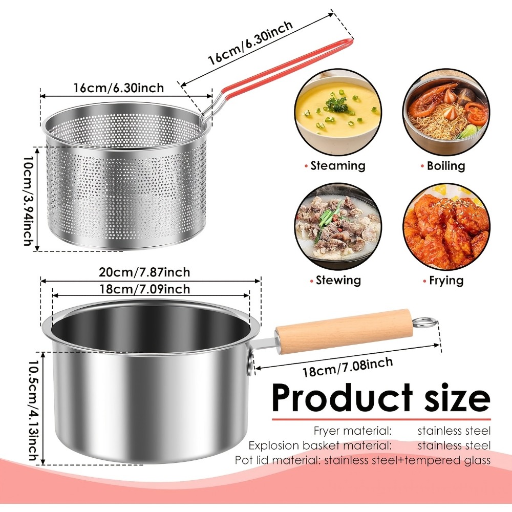 2,5-Liter-Edelstahl-Fritteuse  – Commercial Kitchen Appliances Bewertung und Preis