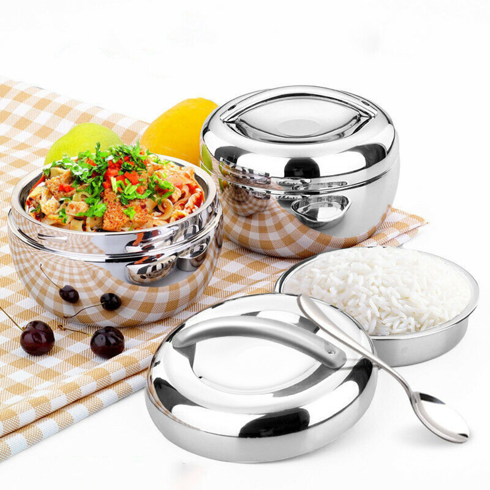 Edelstahl isolierte Thermoskan – Food Warmer Display Bewertung und Preis