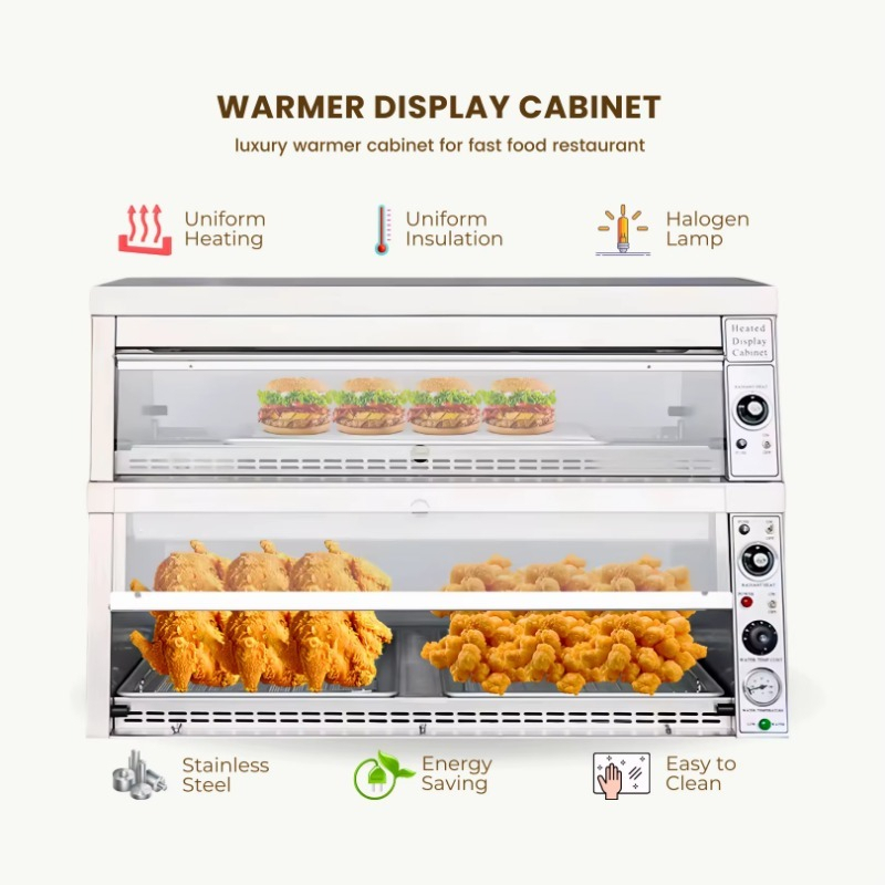 TENSHINE KFC-Stil Warmhaltevit – Food Warmer Display Bewertung und Preis