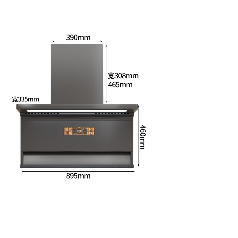 Dunstabzugshaube oben, seitlic – Commercial Kitchen Vent Hood Bewertung und Preis