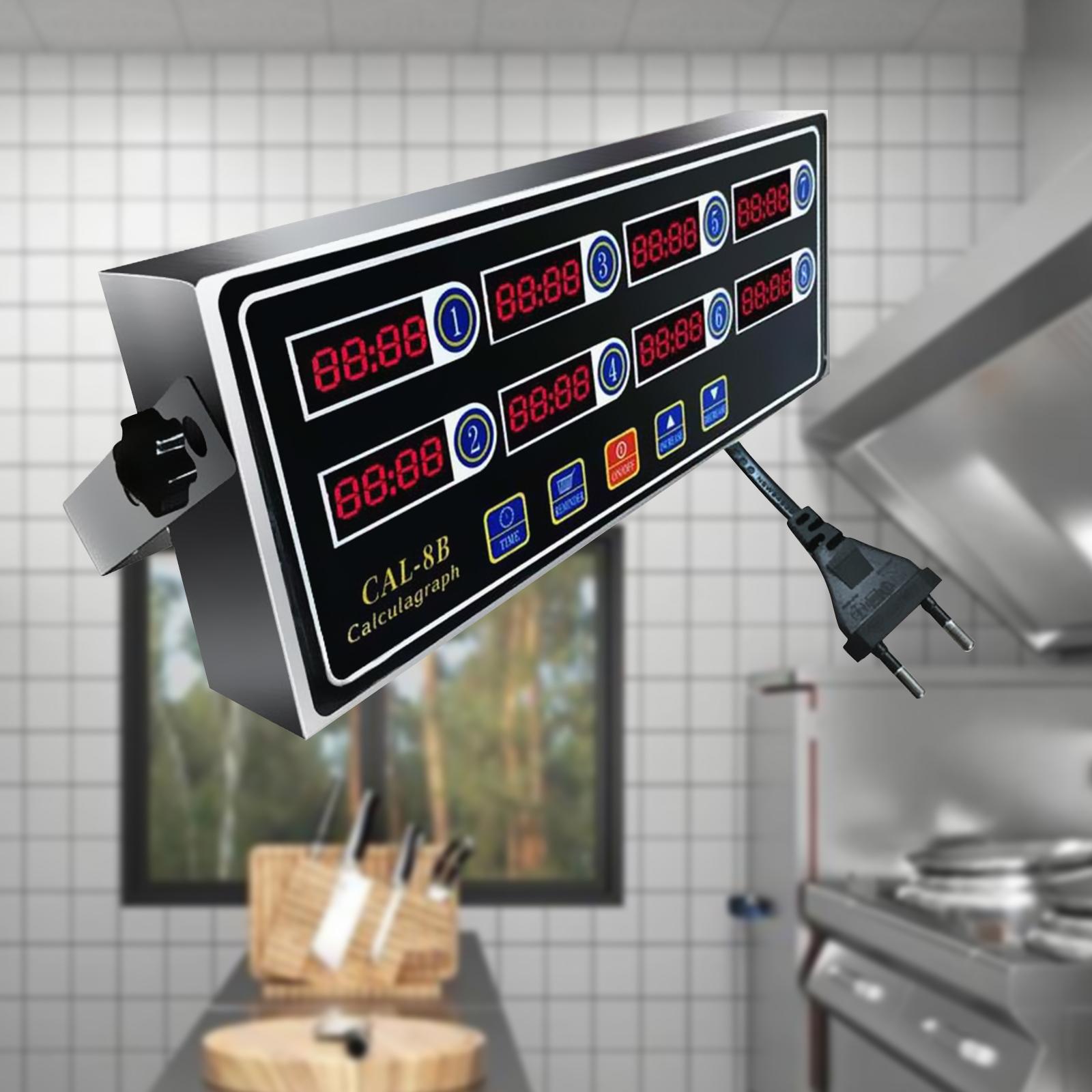 Kommerzieller 8-Kanal-Digital- – Commercial Kitchen Timer Bewertung und Preis