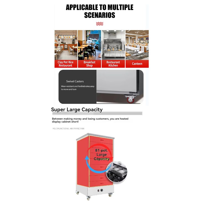 Hochwertige 9-Schicht-Gewerbek – Commercial Kitchen Equipment Bewertung und Preis